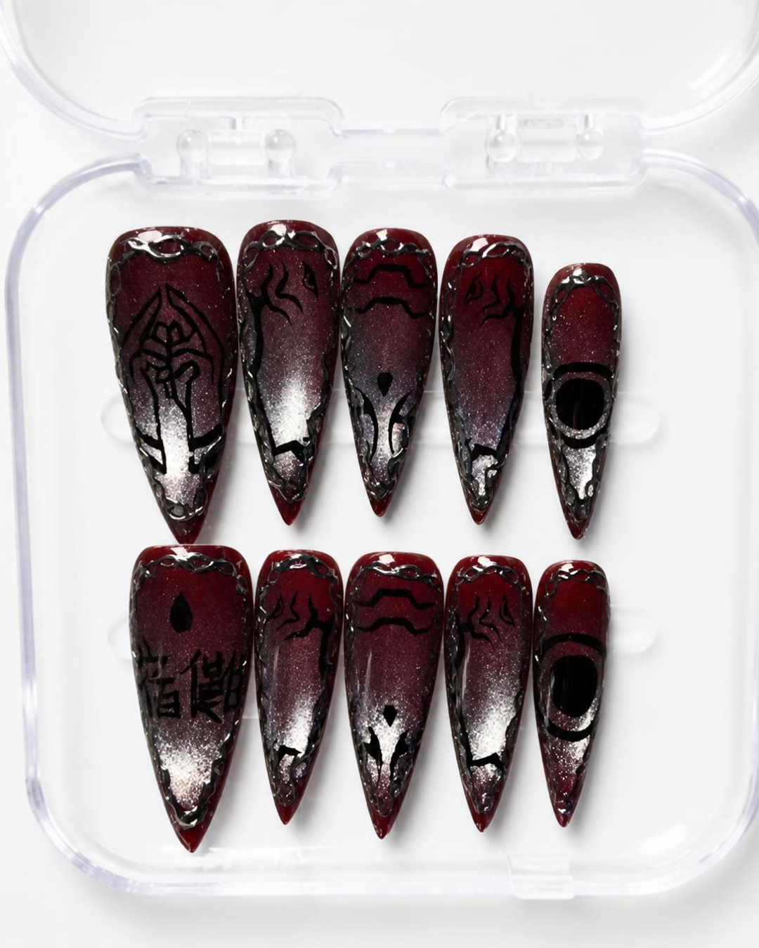 Cursed Energy press-on nails – press-on nails vs gel vs acrylic