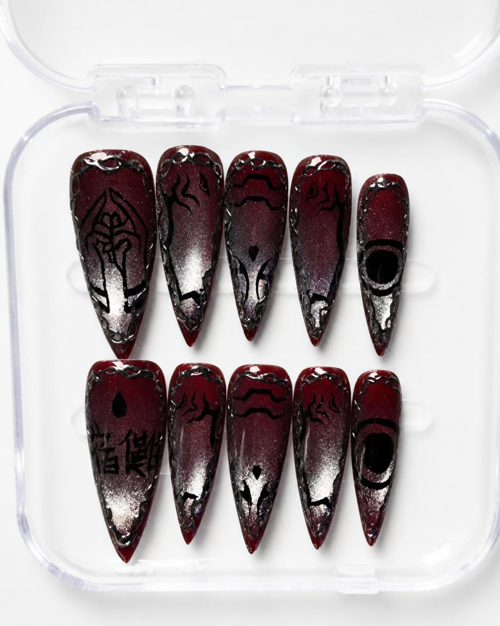 Cursed Energy press-on nails
