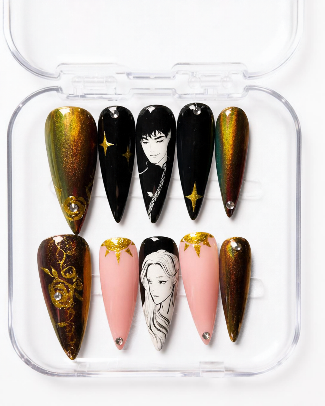 The Bond press-on nails