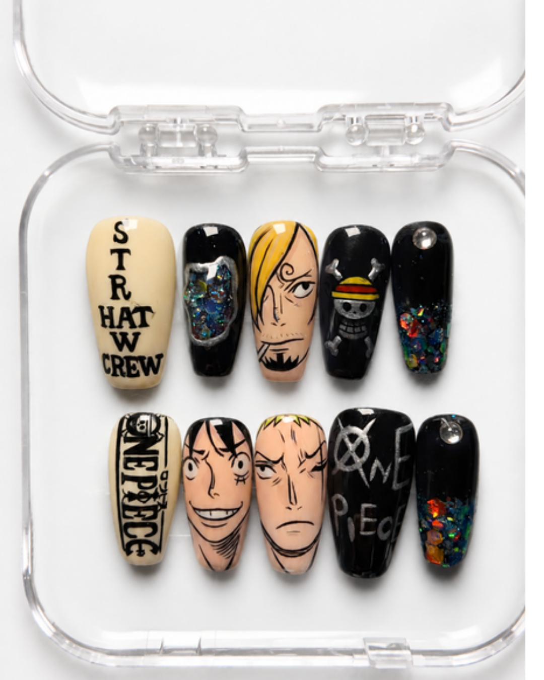 Sworn to the Sea press-on nails